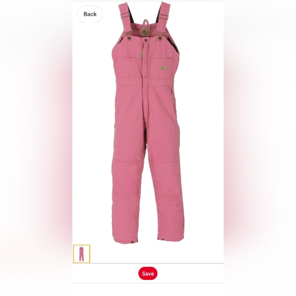 Vintage Carhartt pink jumpsuit XL